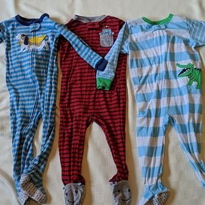 Boy 18 month footie pajamas